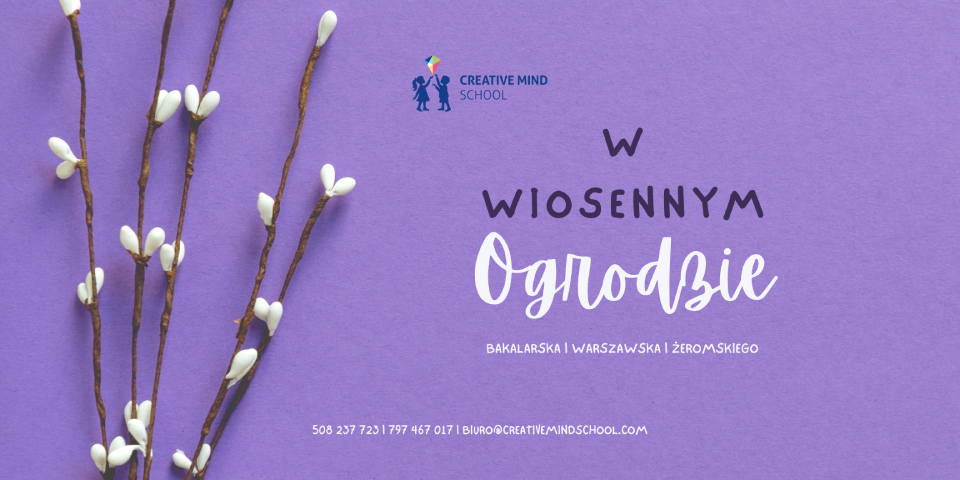 W wiosennym ogrodzie - cykl zajęć dydaktycznych!