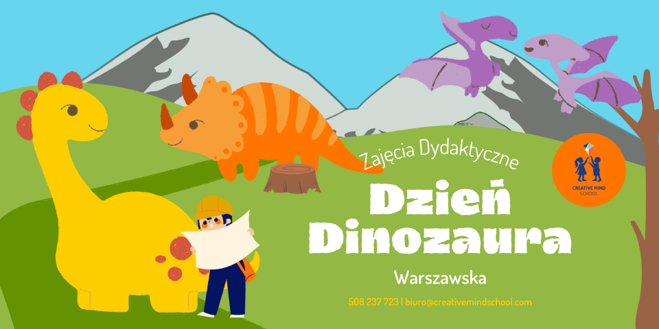 Relacja z Dnia Dinozaura w naszym przedszkolu w Piasecznie!